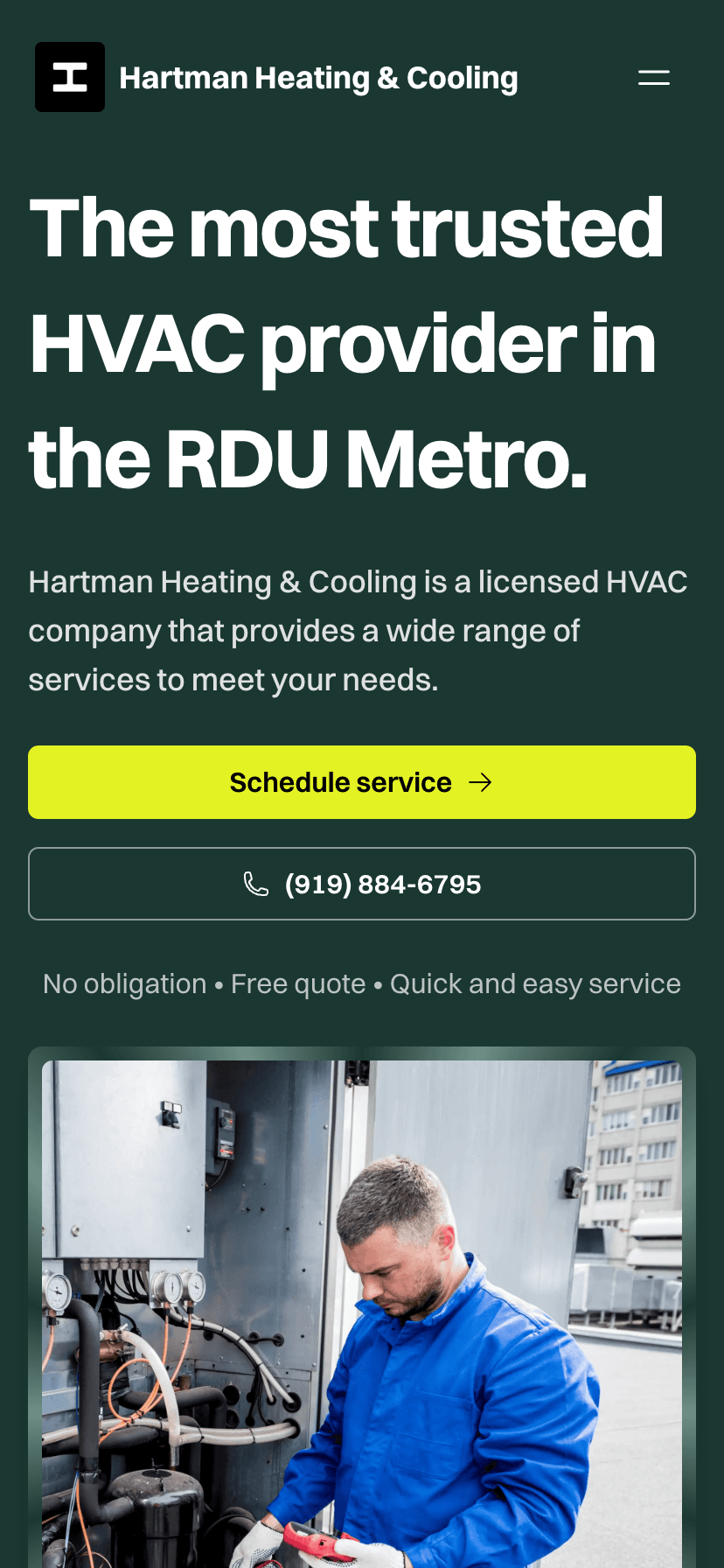 AI-powered websites demo